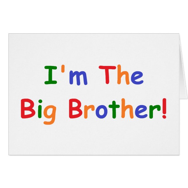 I'm the Big Brother (Front Horizontal)