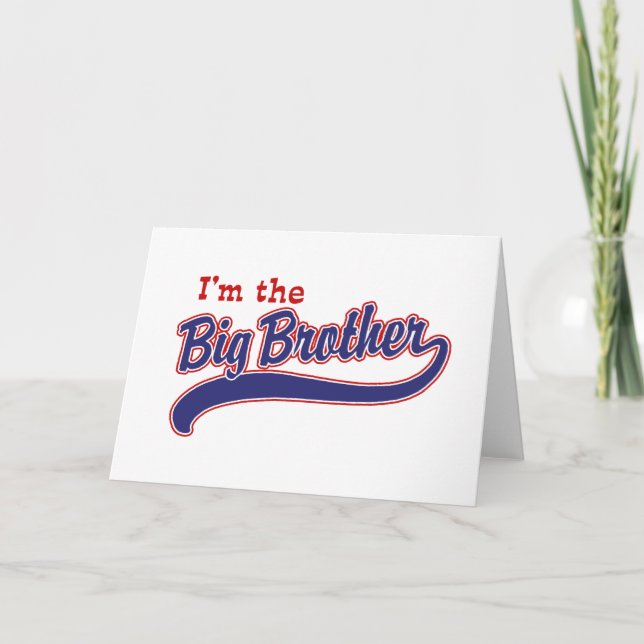 I'm the big brother announcement (Front)