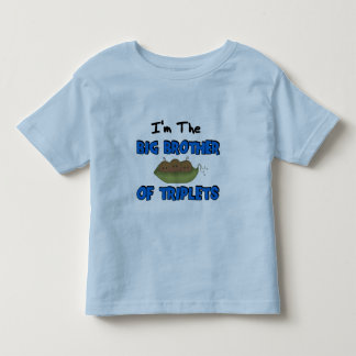 Im the BIG BROTHER of TRIPLETS (African American) Toddler T-Shirt