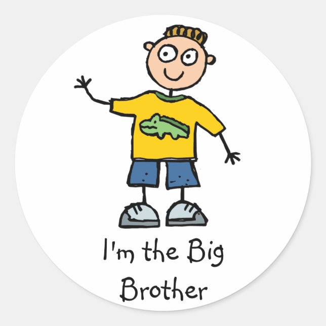 I'm the Big Brother stickers (Front)