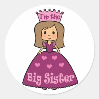 I'm the Big Sister Classic Round Sticker