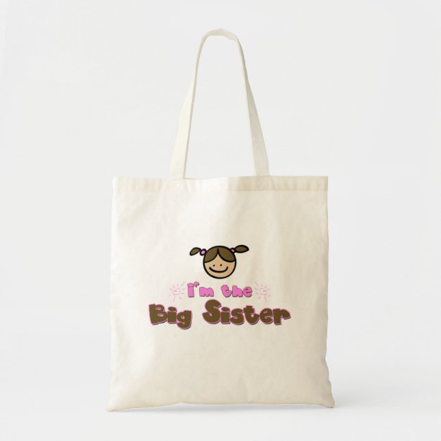 I'm the Big Sister Tote Bag (Front)