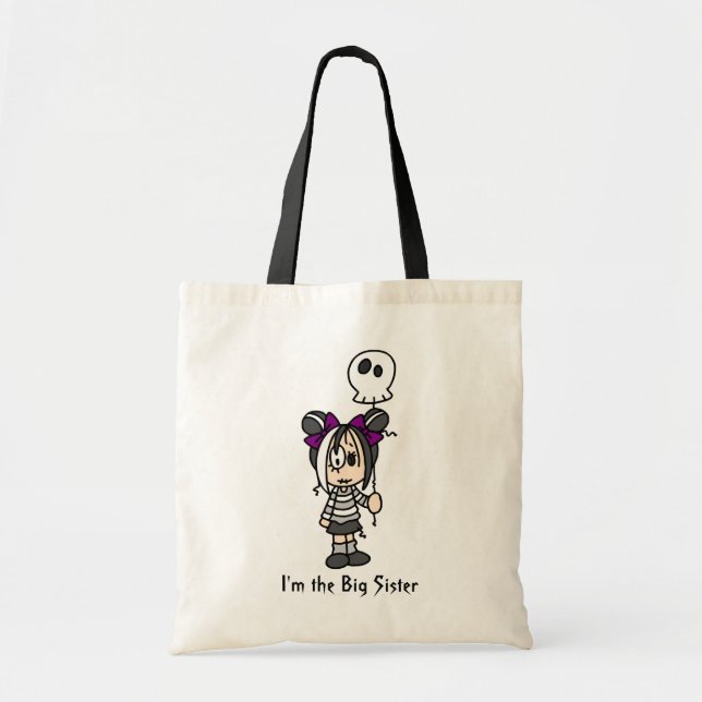 I'm the Big Sister totebag Tote Bag (Front)