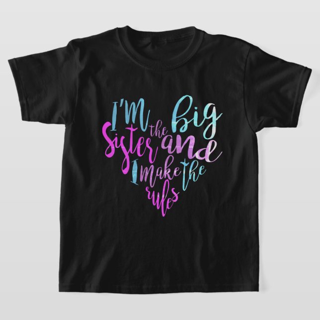 I'm The Big Sister Youth T-Shirt (Laydown)