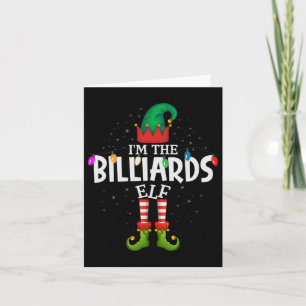 Im The Billiards Matching Christmas Family  Card