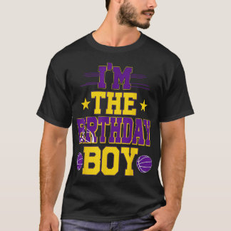 Im The Birthday Boy Basketball Family Matching T-Shirt