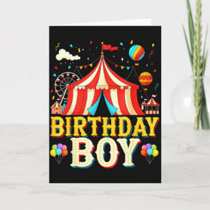 Im The Birthday Boy Circus Carnival Theme Party Bo Card