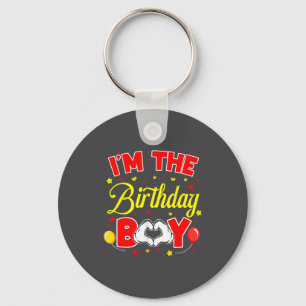 I'm The Birthday Boy Matching Family Birthday Part Key Ring