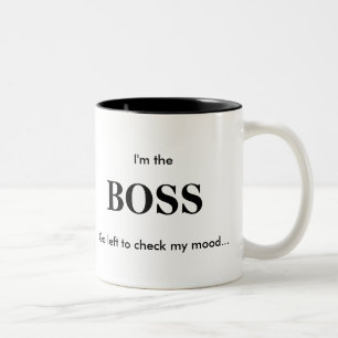 I'm the BOSS (2) Two-Tone Coffee Mug
