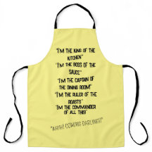 "Im the boss" Apron cooking apparel