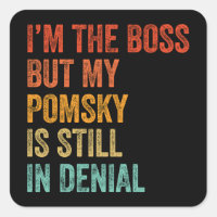 I'm The Boss But My Pomsky Is Still In Denial