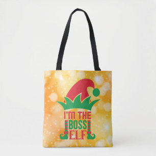 I'm The Boss Elf-16808 Tote Bag