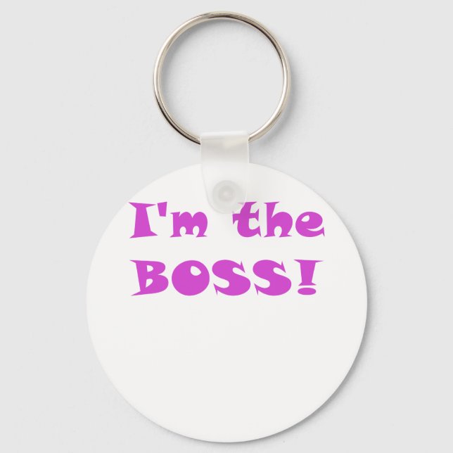 Im the Boss Key Ring (Front)