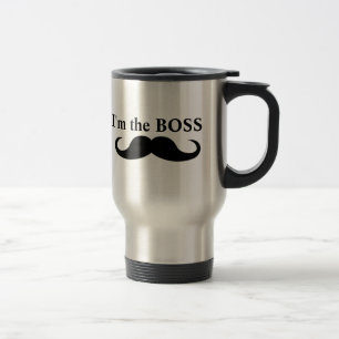 I'm the BOSS, TRAVELERS coffee mug