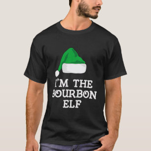I'M The Bourbon Elf Family Funny Christmas Gift Dr T-Shirt