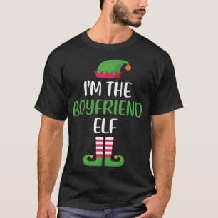 I'm The Boyfriend Elf Matching Family Christmas T-Shirt