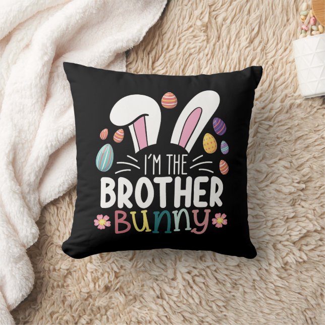 I'm The Brother Bunny Easter Family Matching Cushion (Blanket)