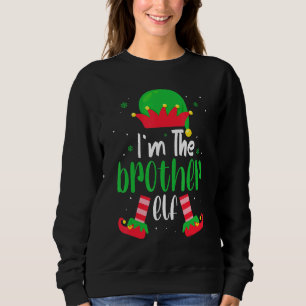 I'm The Brother Elf Dabbing Santa Claus Xmas Famil Sweatshirt