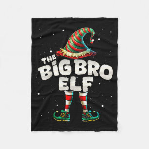 I'm The Brother Elf Family Matching Group Christma Fleece Blanket