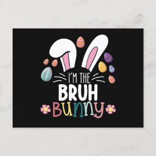 I'm The Bruh Bunny Easter Matching Postcard