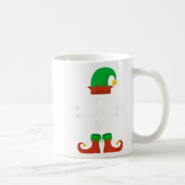 I'm The Camera Elf Family Pajama Christmas Man Pho Coffee Mug (Right)
