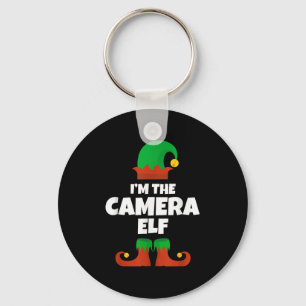 I'm The Camera Elf Family Pajama Christmas Man Pho Key Ring