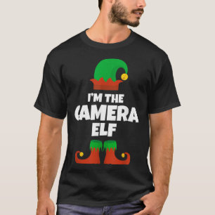 I'm The Camera Elf Family Pajama Christmas Man Pho T-Shirt