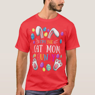 I'm the Cat Mum Bunny Matching Family Easter Party T-Shirt