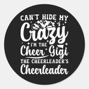I'm The Cheer Gigi The Cheerleader's Cheerleader G Classic Round Sticker