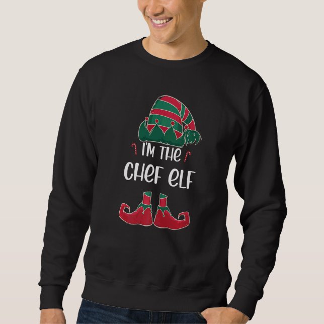I'm The Chef Elf Christmas Party Matching Sweatshirt (Front)