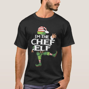 Im The Chef Elf Christmas Xmas  Elf Group Costume T-Shirt
