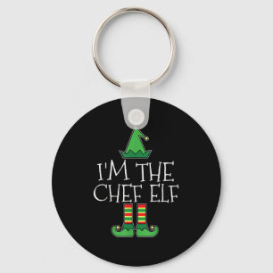 I'm The Chef Elf Matching Family Group Christmas T Key Ring
