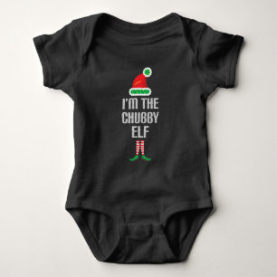 I'm The Chubby Elf Baby Bodysuit