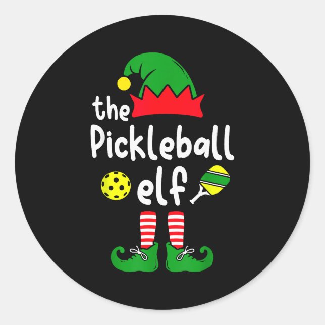 I'm The Ckle Ball Elf Christmas Family Matching Pa Classic Round Sticker (Front)
