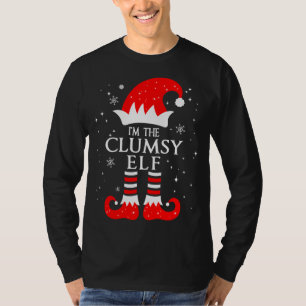 I'm The Clumsy Elf Matching Funny Christmas Family T-Shirt