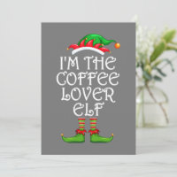 I'm The Coffee Lover Elf Shirt Matching Family