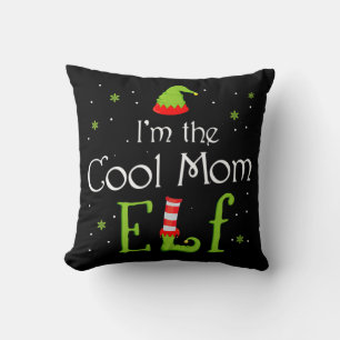 I'm The Cool Mum Elf Xmas Matching Christmas For F Cushion