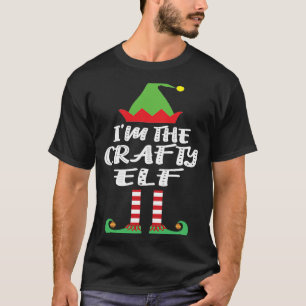 I'm The Crafty Elf Matching Family  Christmas T-Shirt