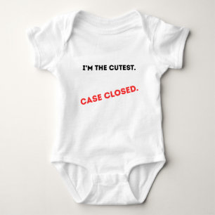 I'm the Cutest Case Closed Baby Bodysuit