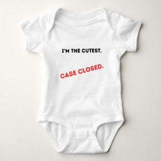 I'm the Cutest Case Closed Baby Bodysuit