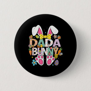 Im The Dada Bunny Matching Family Easter Party 6 Cm Round Badge