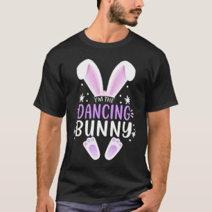 I'm The Dancing Bunny Easter Day Rabbit Family Mat T-Shirt