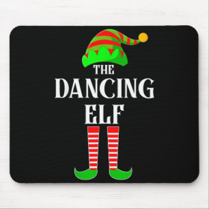 I'm The Dancing Elf Family Matching Costume Christ Mouse Mat