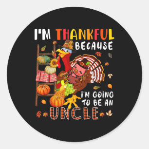 I'm the Dancing Turkey Thanksgiving Family 2023 Au Classic Round Sticker