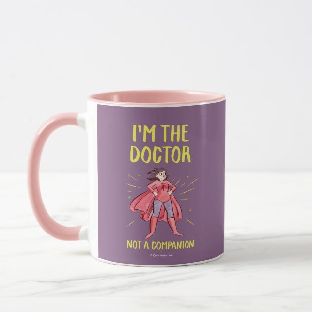 I'm the Doctor. Not a Companion. Mug (Left)