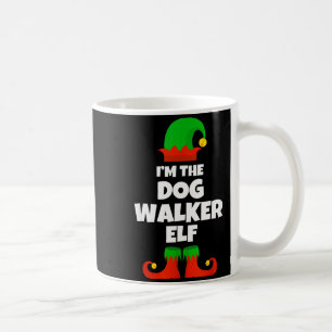 I'm The Dog Walker Elf Family Pajama Christmas Fun Coffee Mug