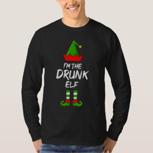 I'm The Drunk Elf Matching Family Elf Christmas T-Shirt