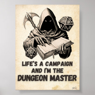 I'm the Dungeon Master Gaming Poster