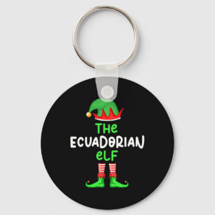 I'm The Ecuadorian Elf Ecuador Christmas Fun Pajam Key Ring