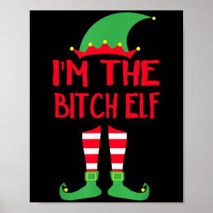 I'm The Elf Pajamas Matching Family Christmas  Poster